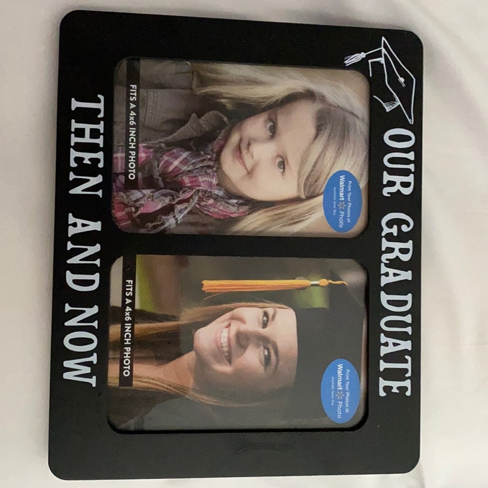 Then and now grad frame